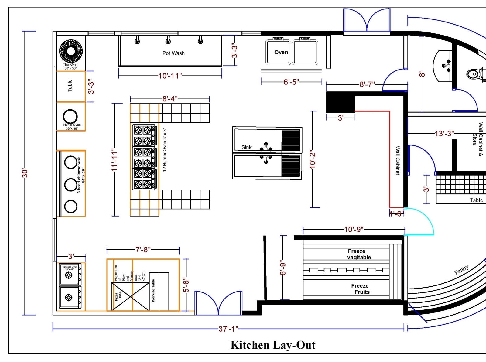 Restaurant Kitchen Floor Plan Pdf Viewfloor co