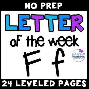 letter f dauber page