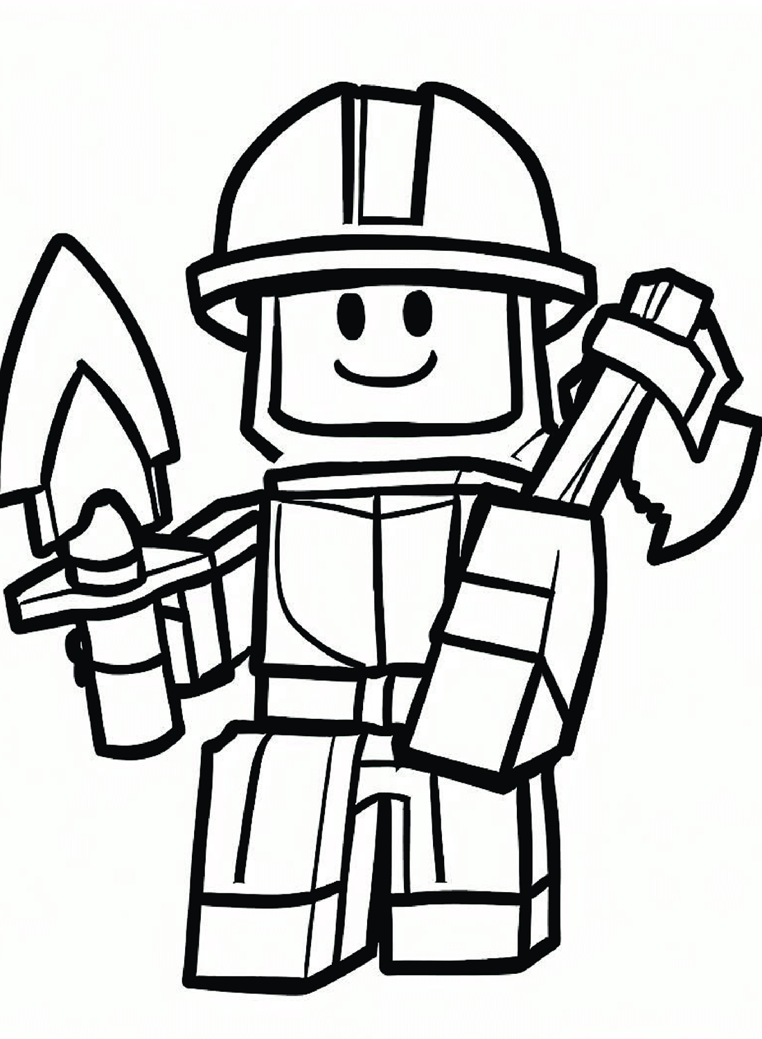 Roblox Coloring Page Free Free Printable Coloring Pages