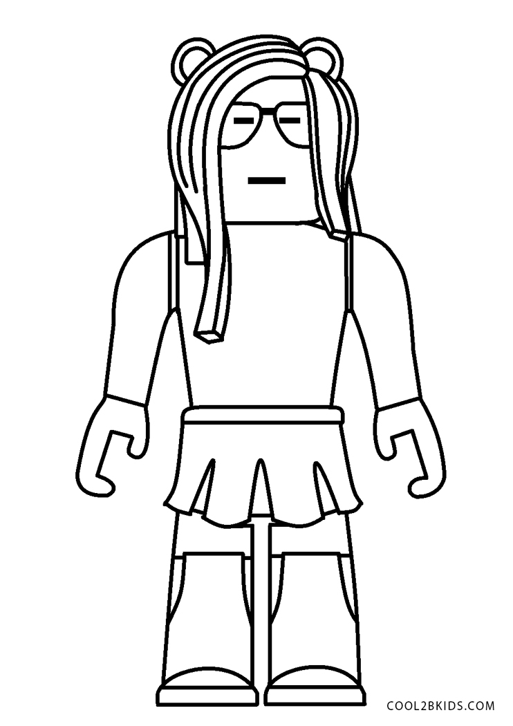 free printable Roblox coloring pages