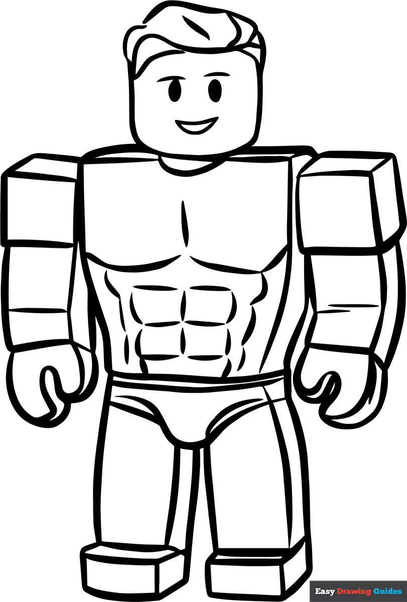 printable colouring pages Roblox