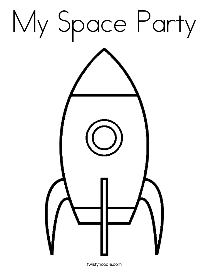 rocket ship free printable