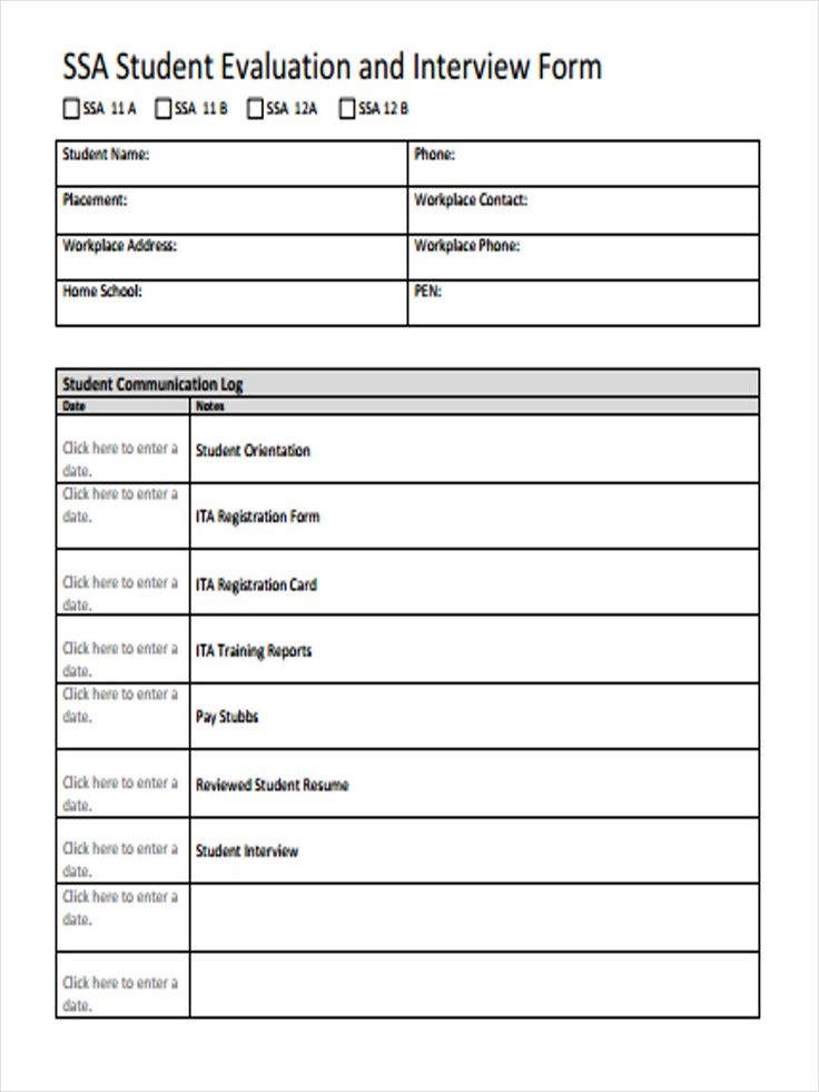 Sample Interview Form Template At Giana Templates