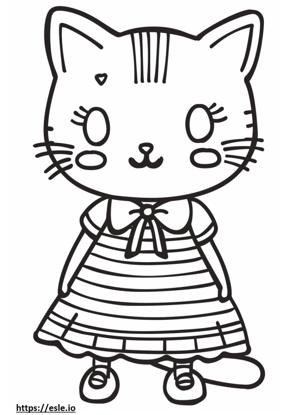 Sanrio Drawing Coloring Sheet