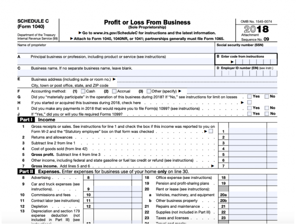 Schedule C Instructions With FAQs Printable Form 2021
