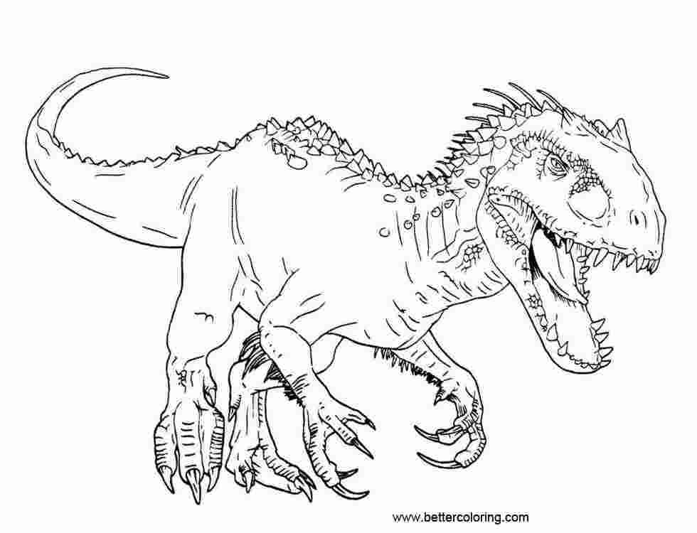 t rex coloring page pdf
