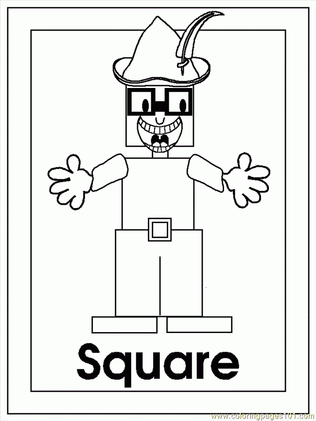Shapes Coloring Pages Coloring Home