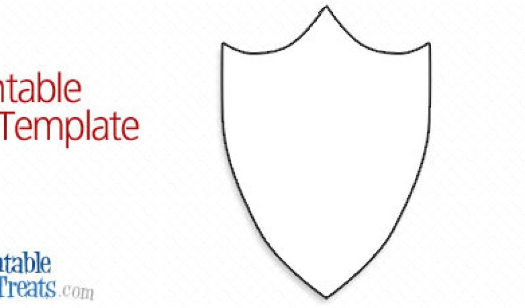 Shield Template Pdf Free Printable Shield Template Printable Treats Com