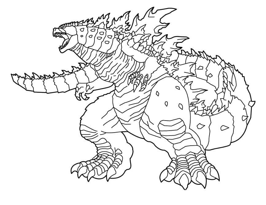 Shin Godzilla Coloring Pages Godzilla Coloring Pages Coloring Pages