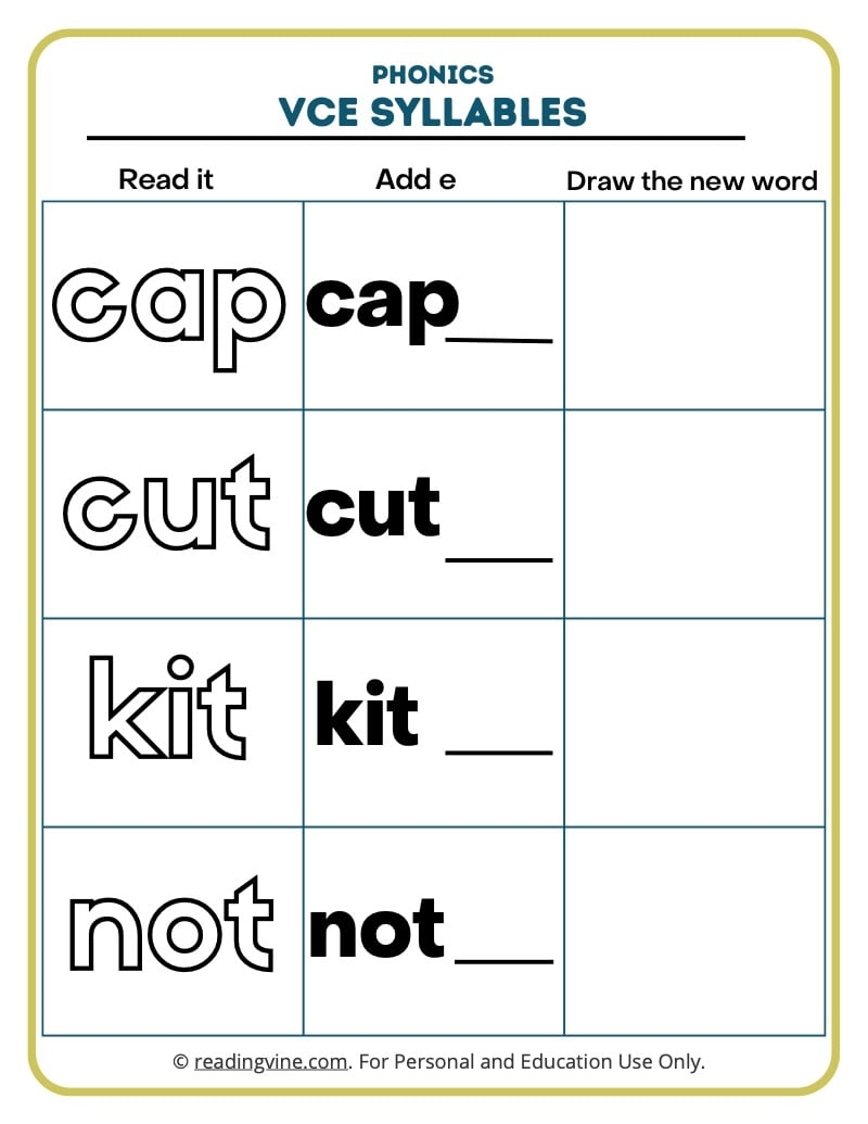 Silent E Worksheet Worksheets 99Worksheets Worksheets Library
