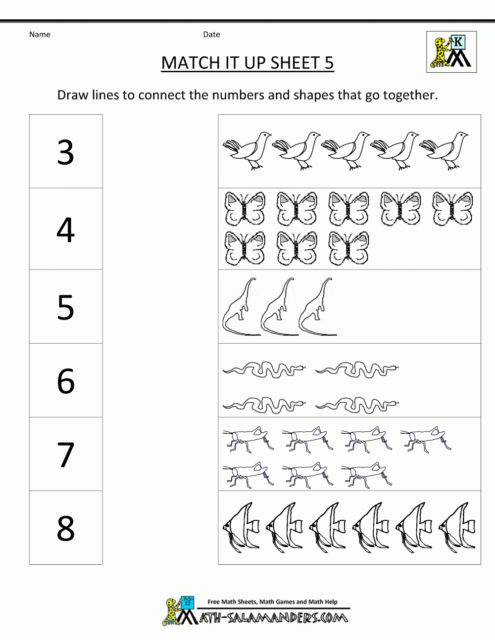 Simple Math Worksheets For Preschoolers Adseka