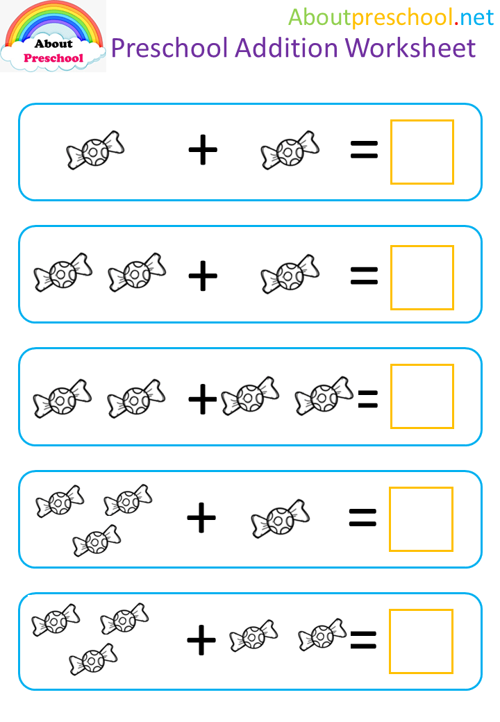 simple math worksheets for preschoolers