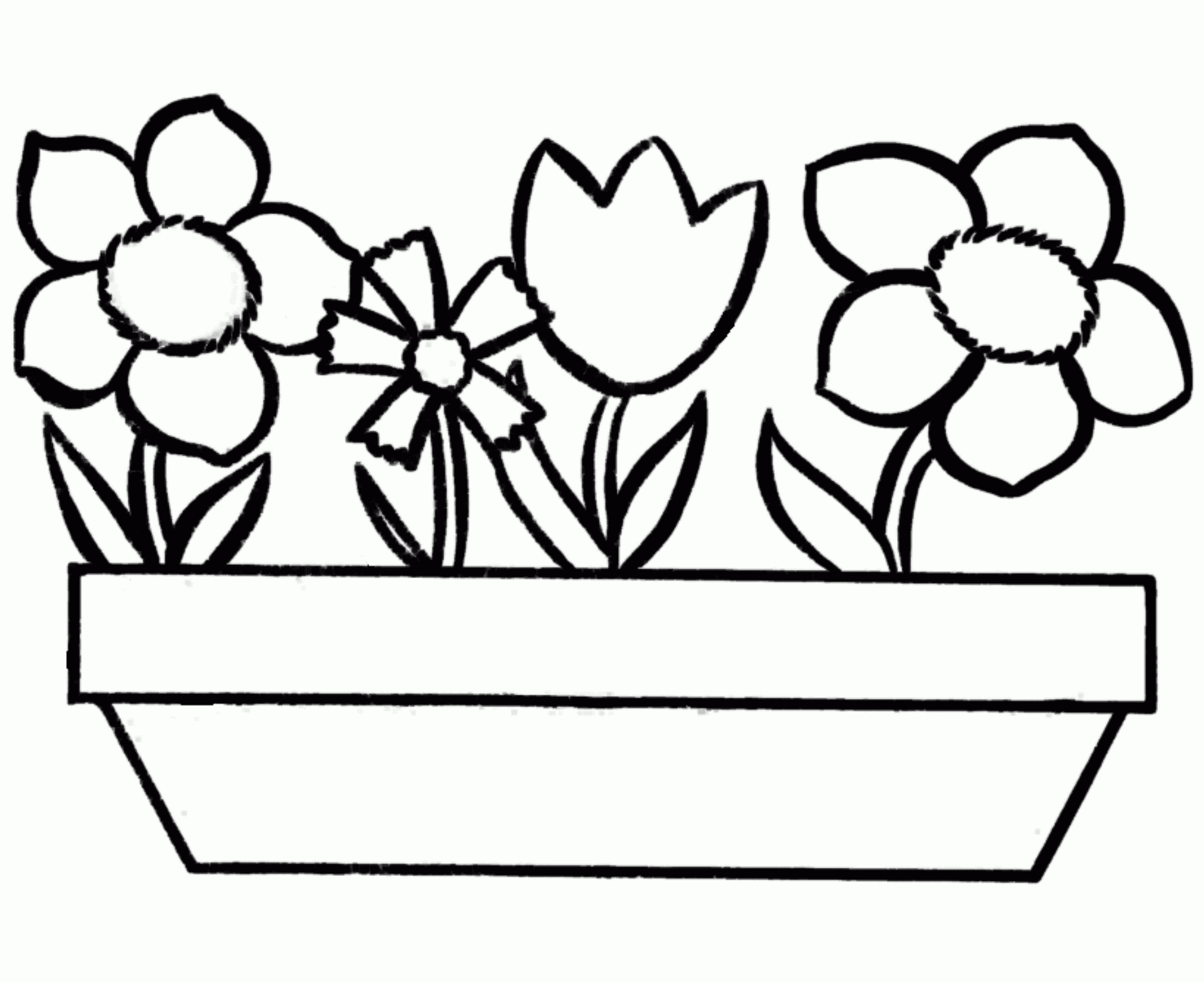 Simple May Coloring Pages Coloring Home