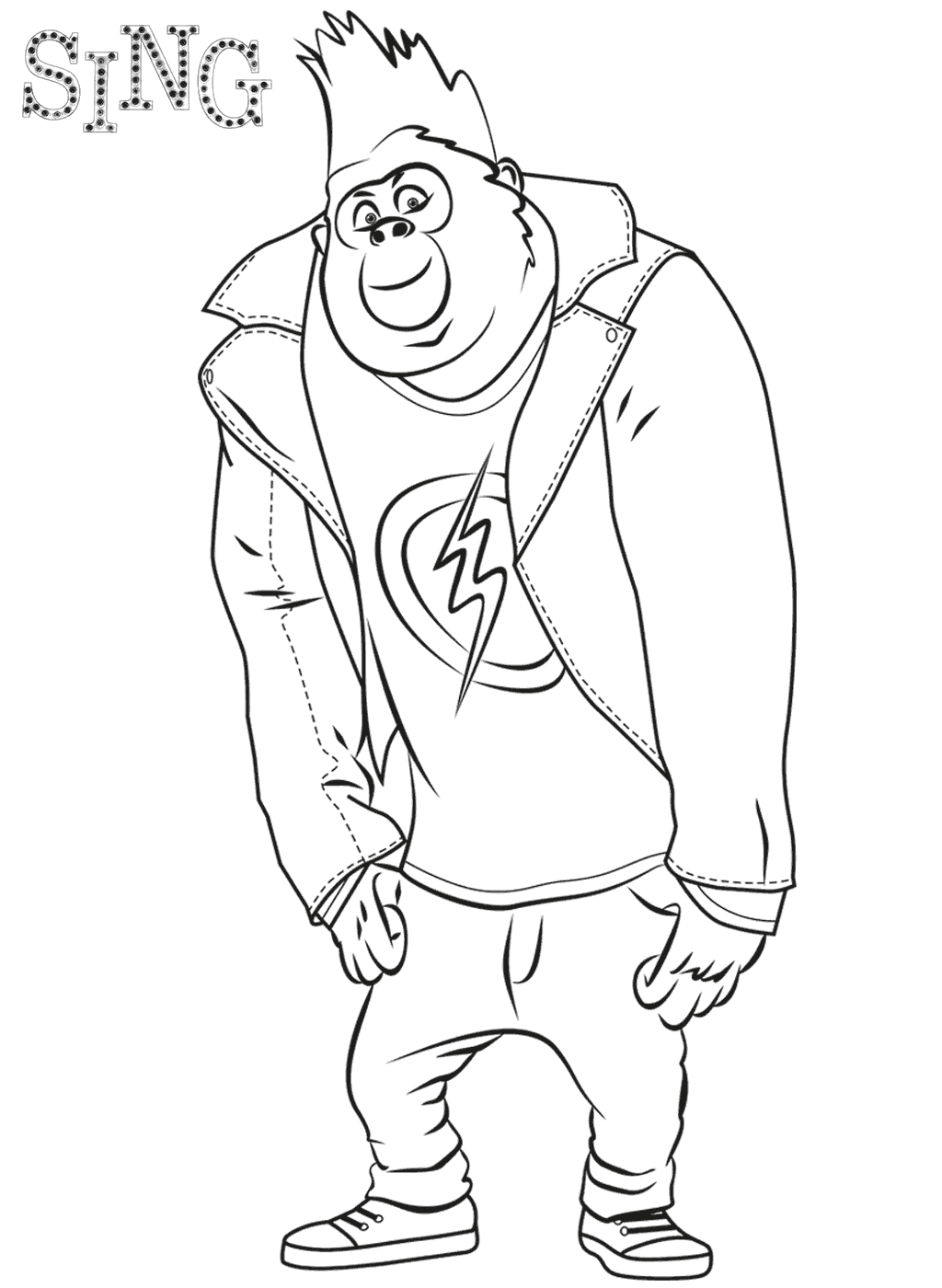 Sing 2 Coloring Pages Coloring Home