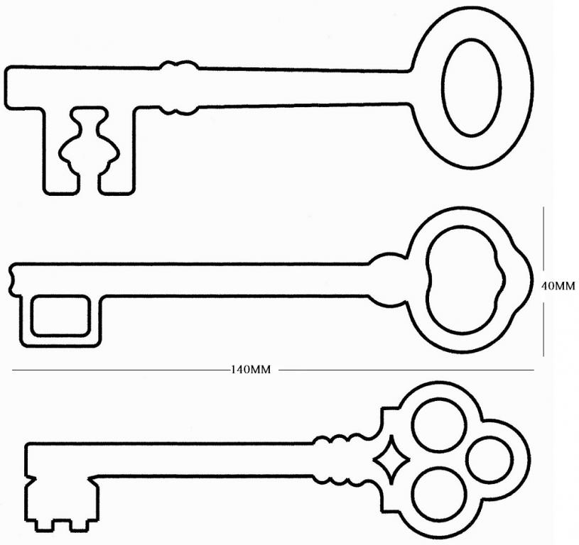 Skeleton Key Outline ClipArt Best