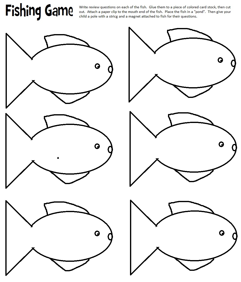 Small Fish Template Printable Printable Word Searches