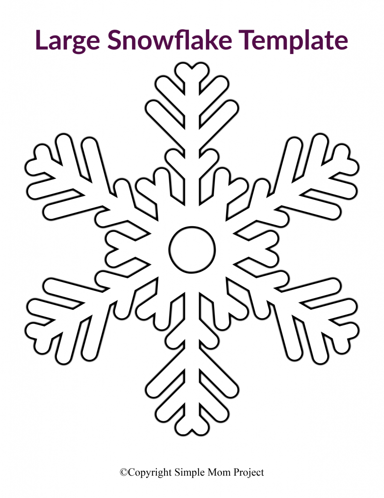free printable snowflakes cutouts templates