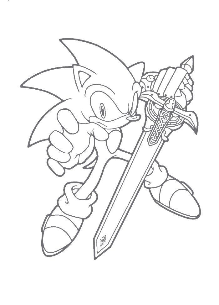 Sonic Coloring Pages Coloring Nation