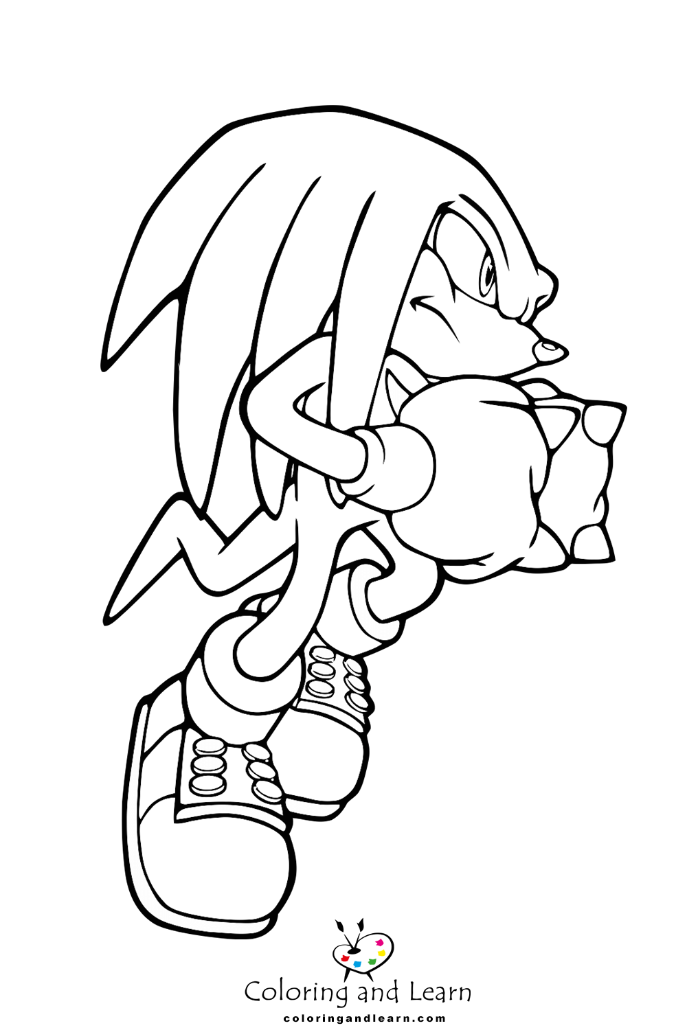 Sonic coloring pages free download