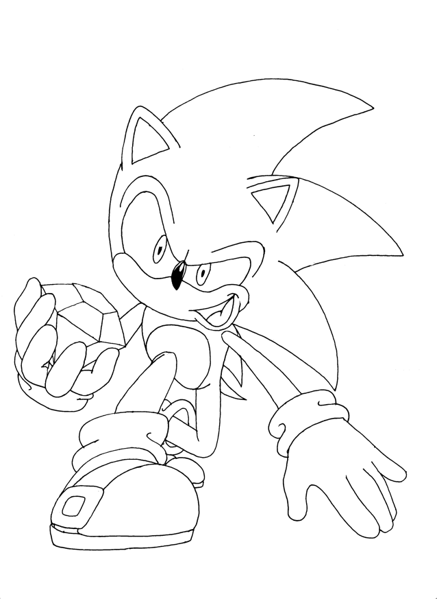 Sonic Colouring Pages Printable At Getdarrenblog Blog