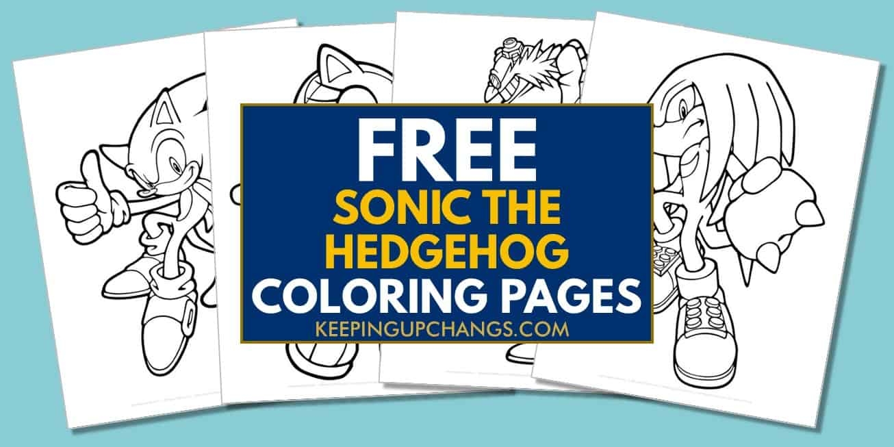 Sonic The Hedgehog Images To Colour In Free Printable Infoupdate