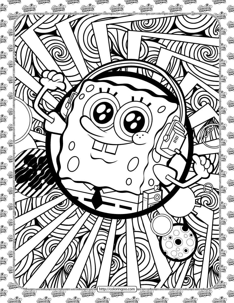 Spongebob Pictures To Color Free Infoupdate