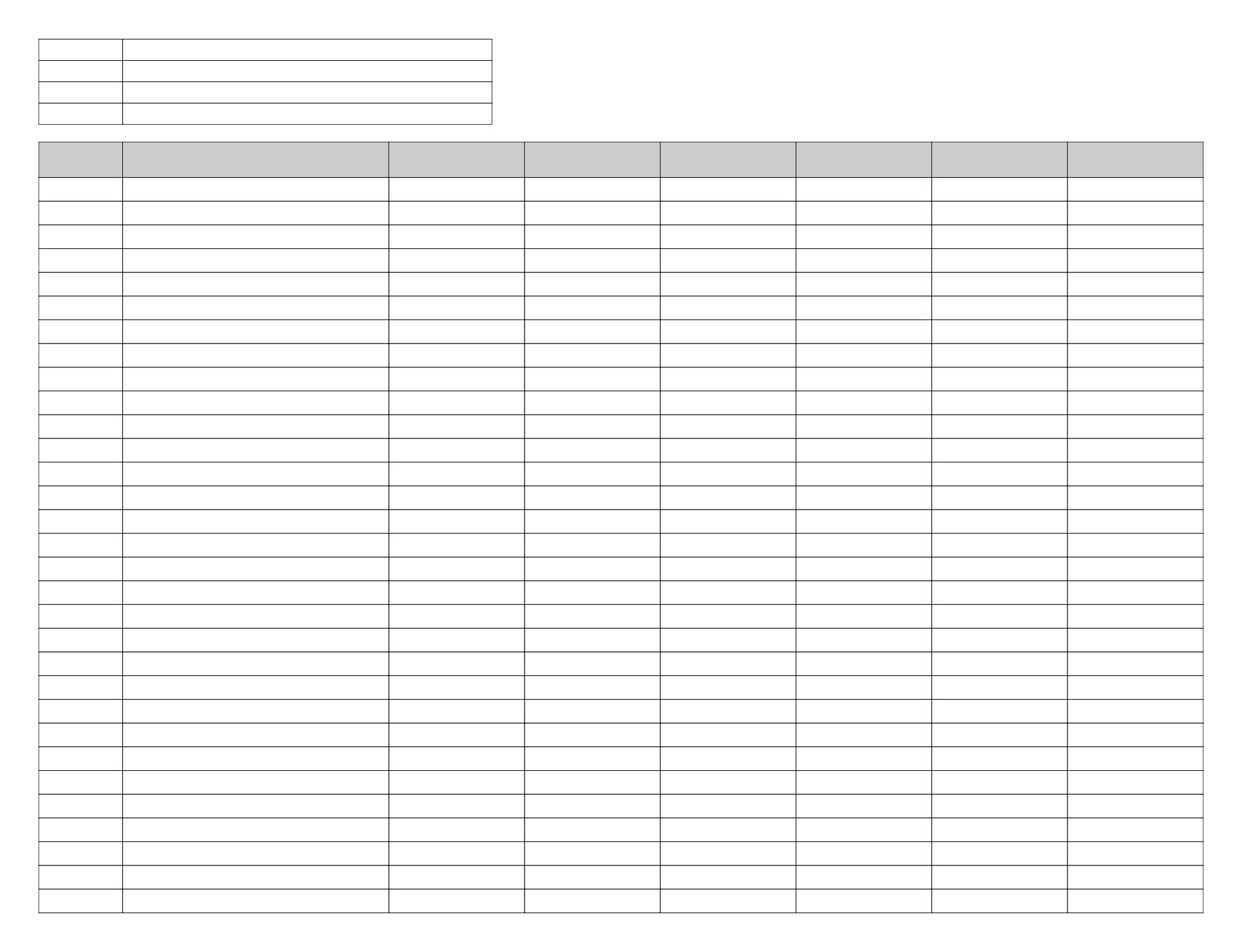 Spreadsheets Templates 10 Free PDF Printables Printablee