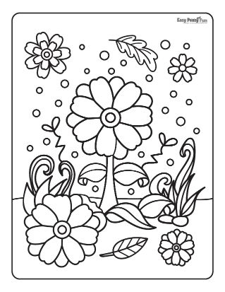 easy free printable coloring pages