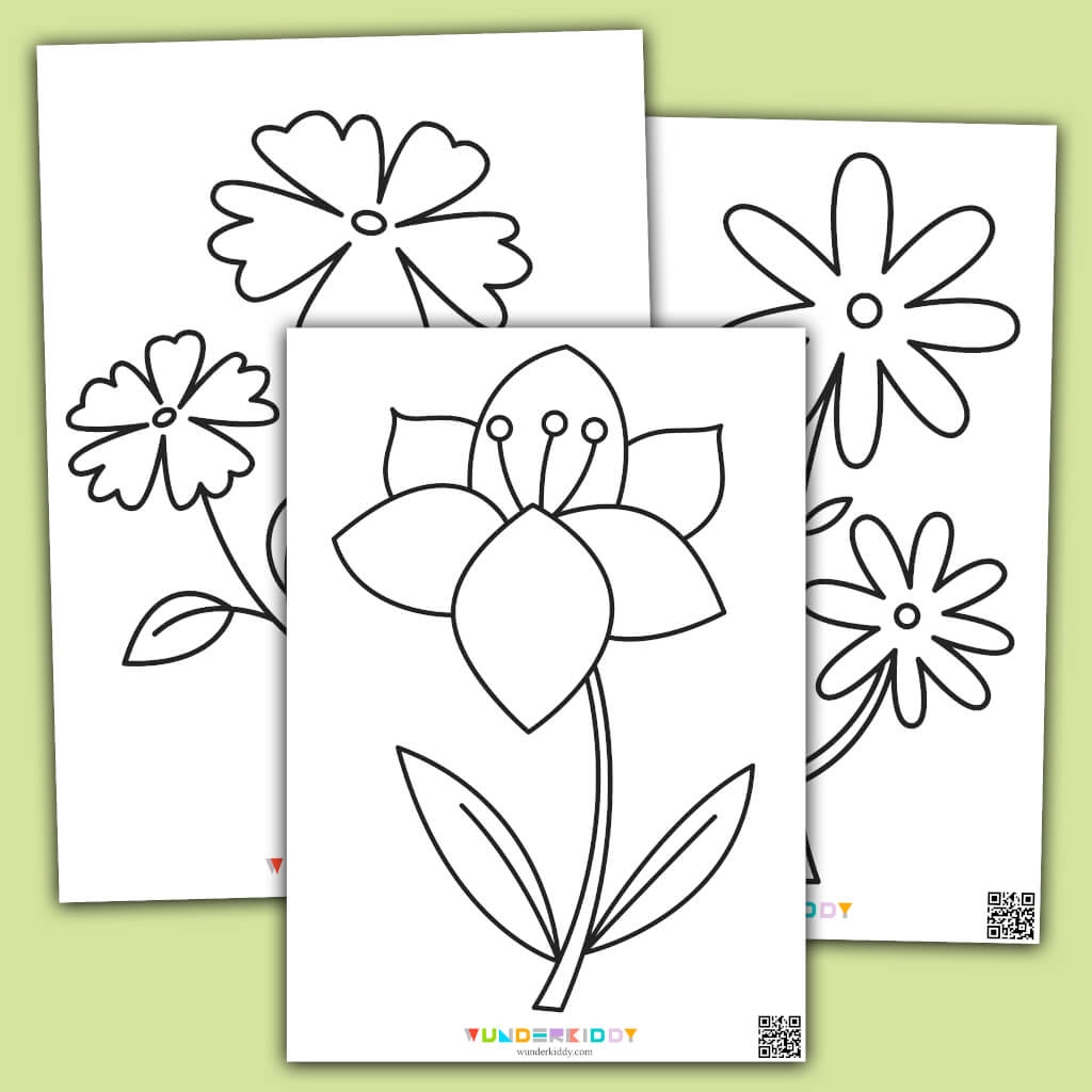 spring coloring pictures printable free