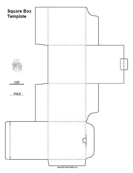 Square Box Template Free Printable