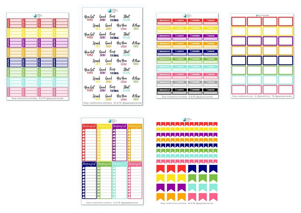 free printable elephant stickers