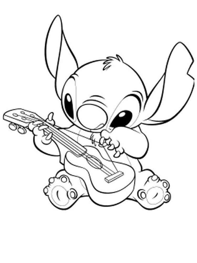 Stitch Coloring Pages