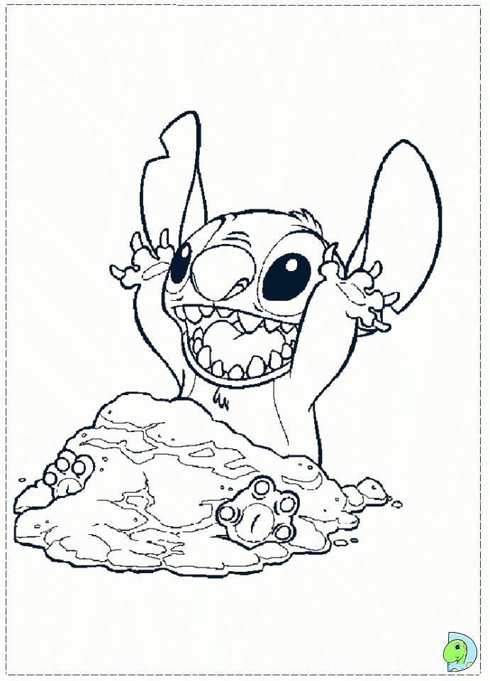 Stitch Coloring Pages Coloring Home