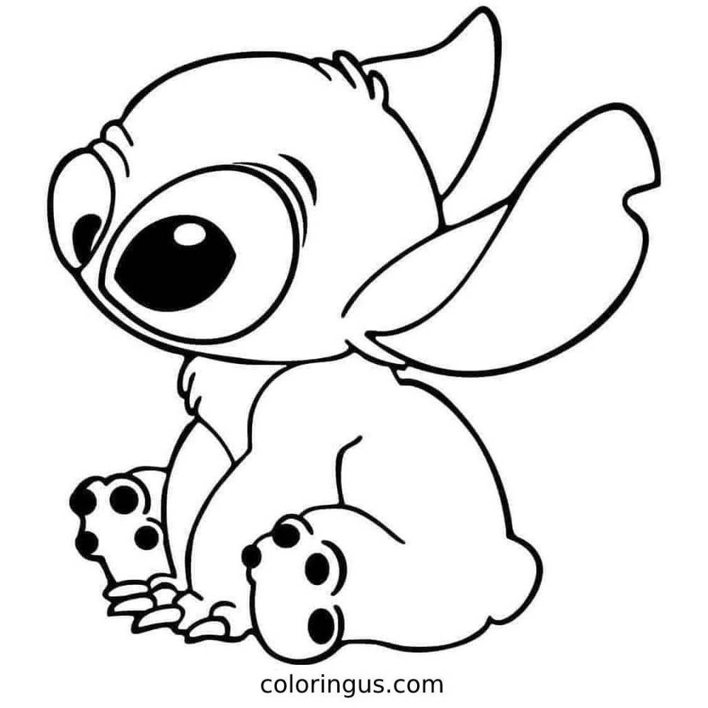 printable stitch coloring sheets