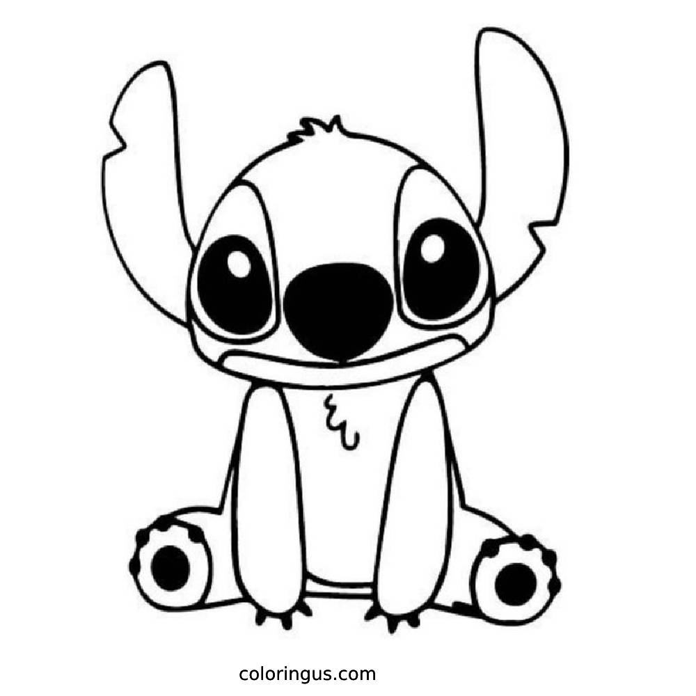 stitch coloring pages for free