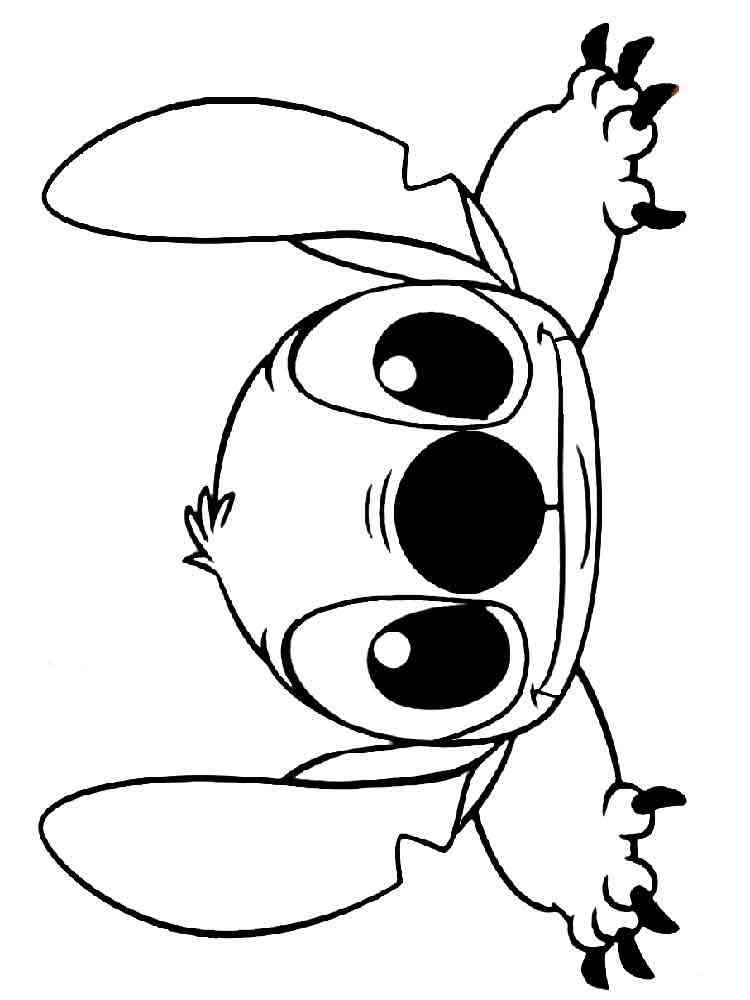free printable stitch coloring pages
