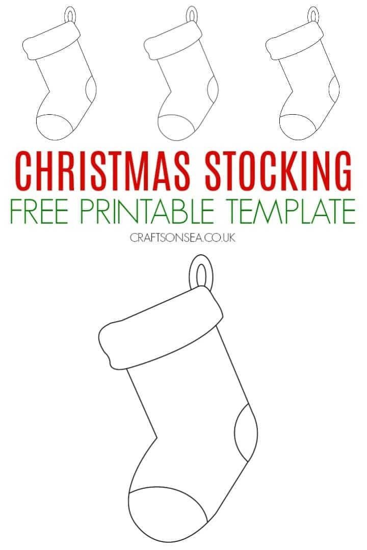 Stocking Template Free Printable