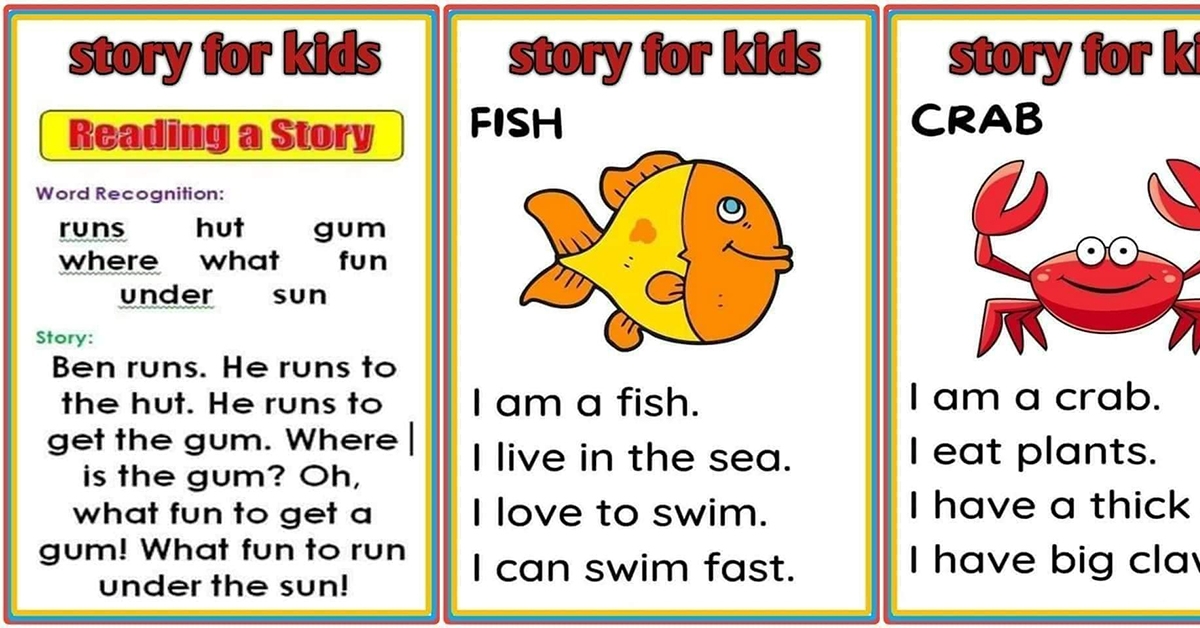 Stories For Kids Practice Reading FREE DOWNLOAD Guro Tayo