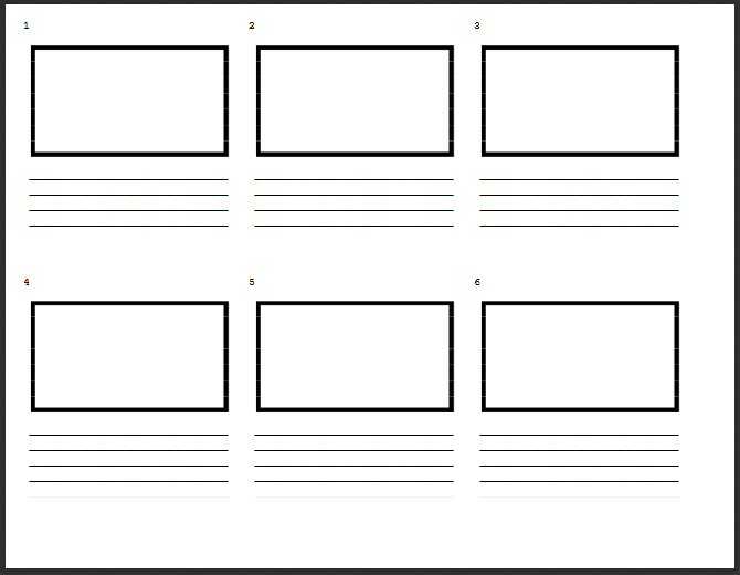 Storyboard Templates PowerProduction Storyboarding Software