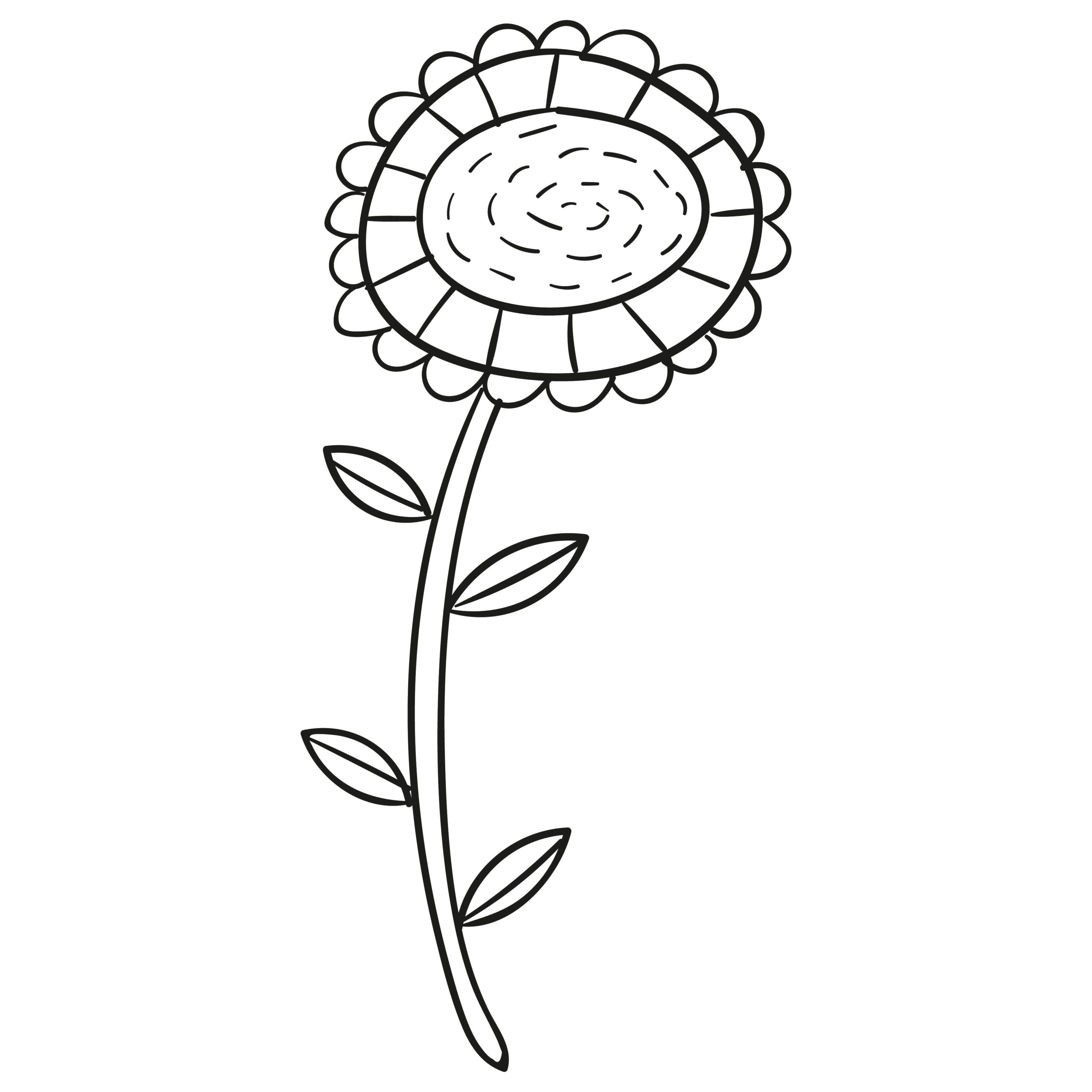 Sunflower Cut Out Template 10 Free PDF Printables Printablee