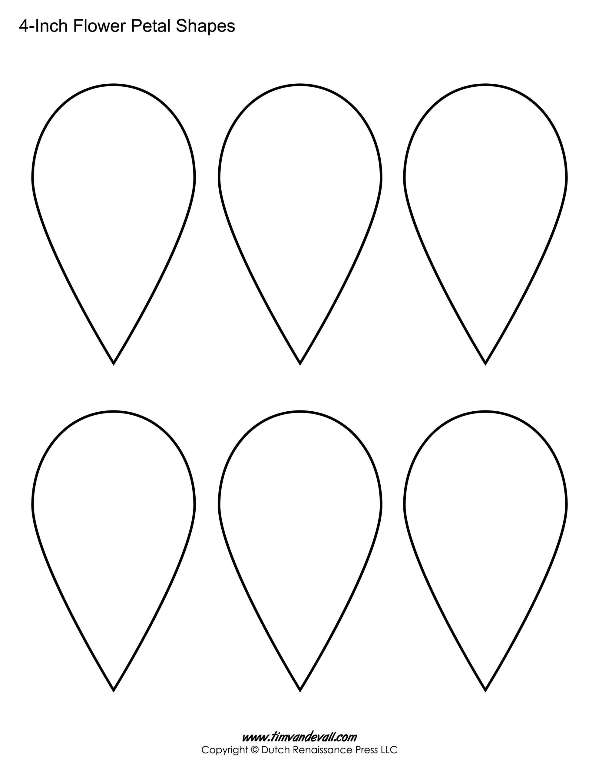 free printable sunflower petal template