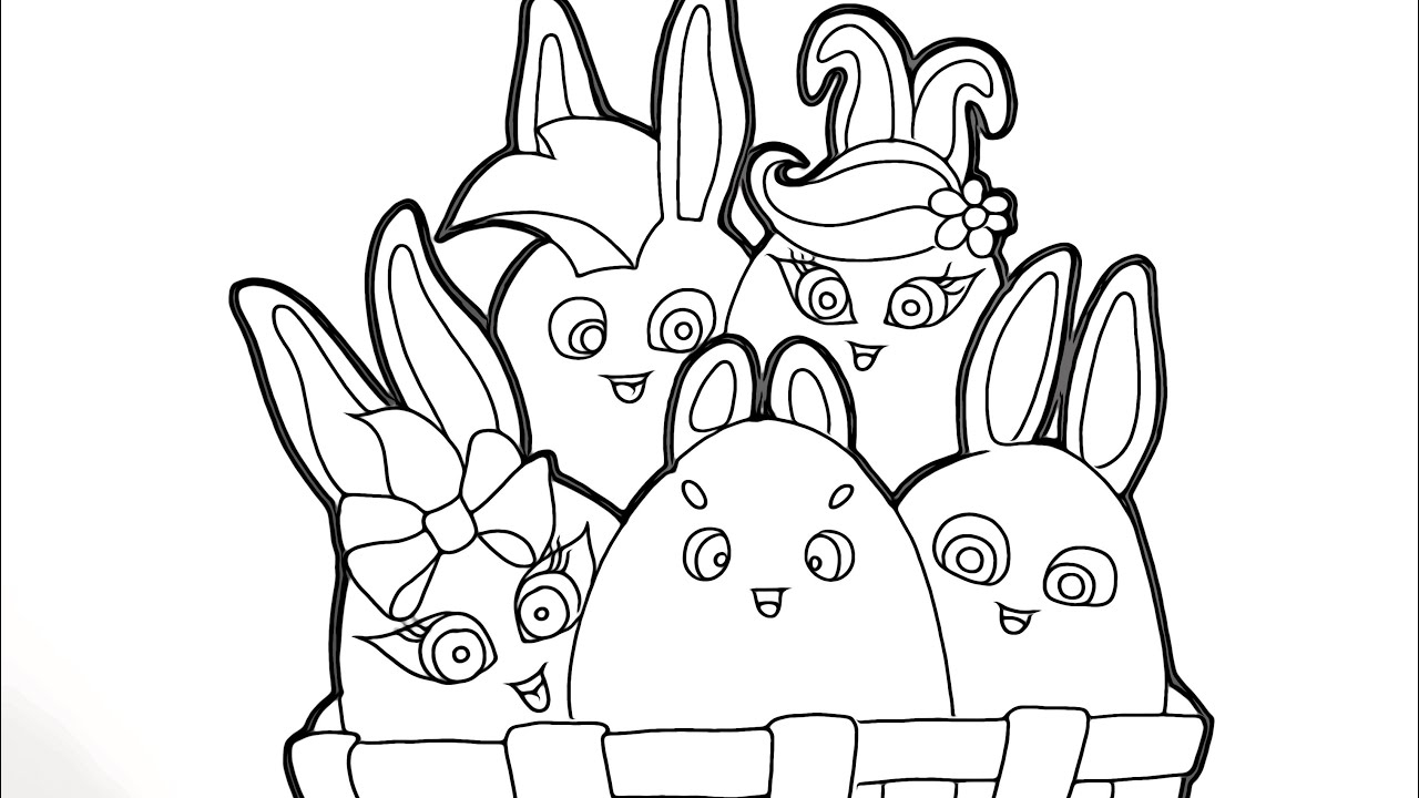 bunnies printable coloring pages