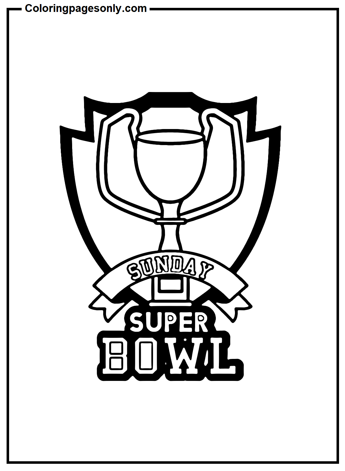 super bowl 2025 coloring pages