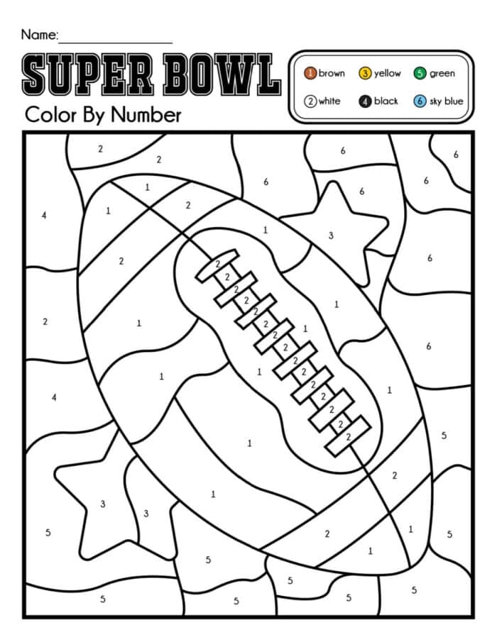 Super Bowl 2025 Coloring Pages Pdf Alix Bernadine