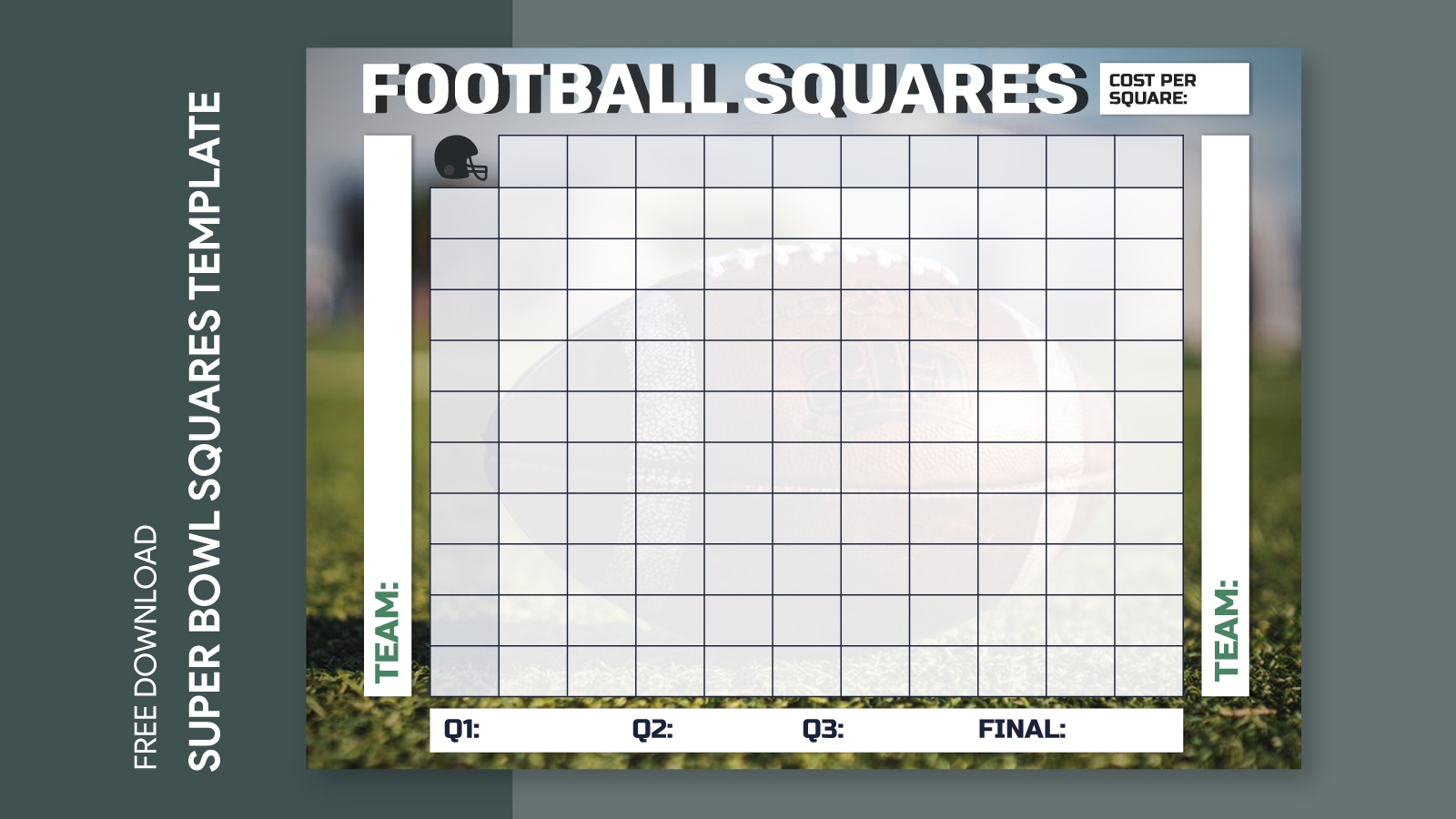 Super Bowl 59 Squares Free Google Docs Template Gdoc io