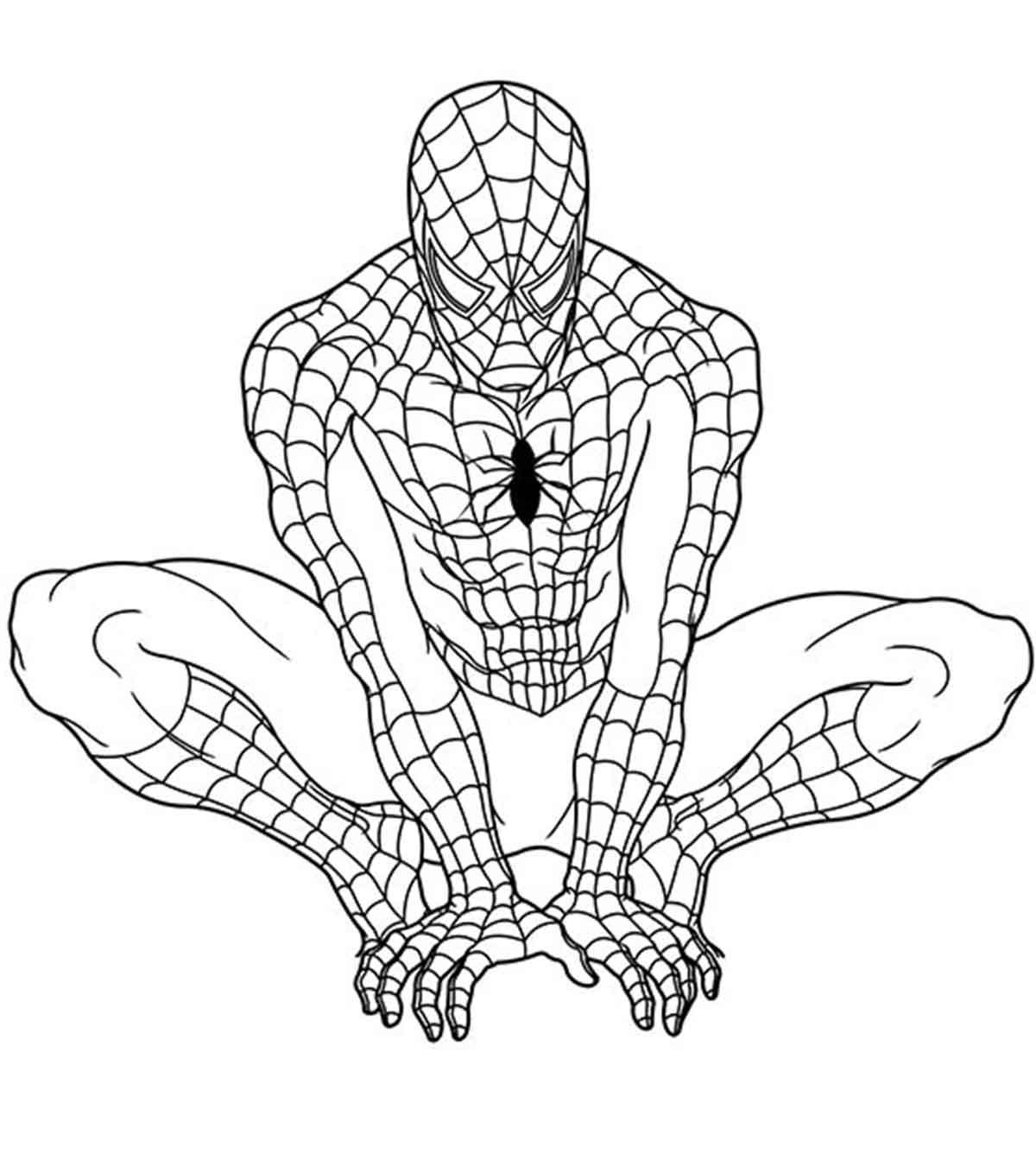 Superhero Colouring Pages Printable