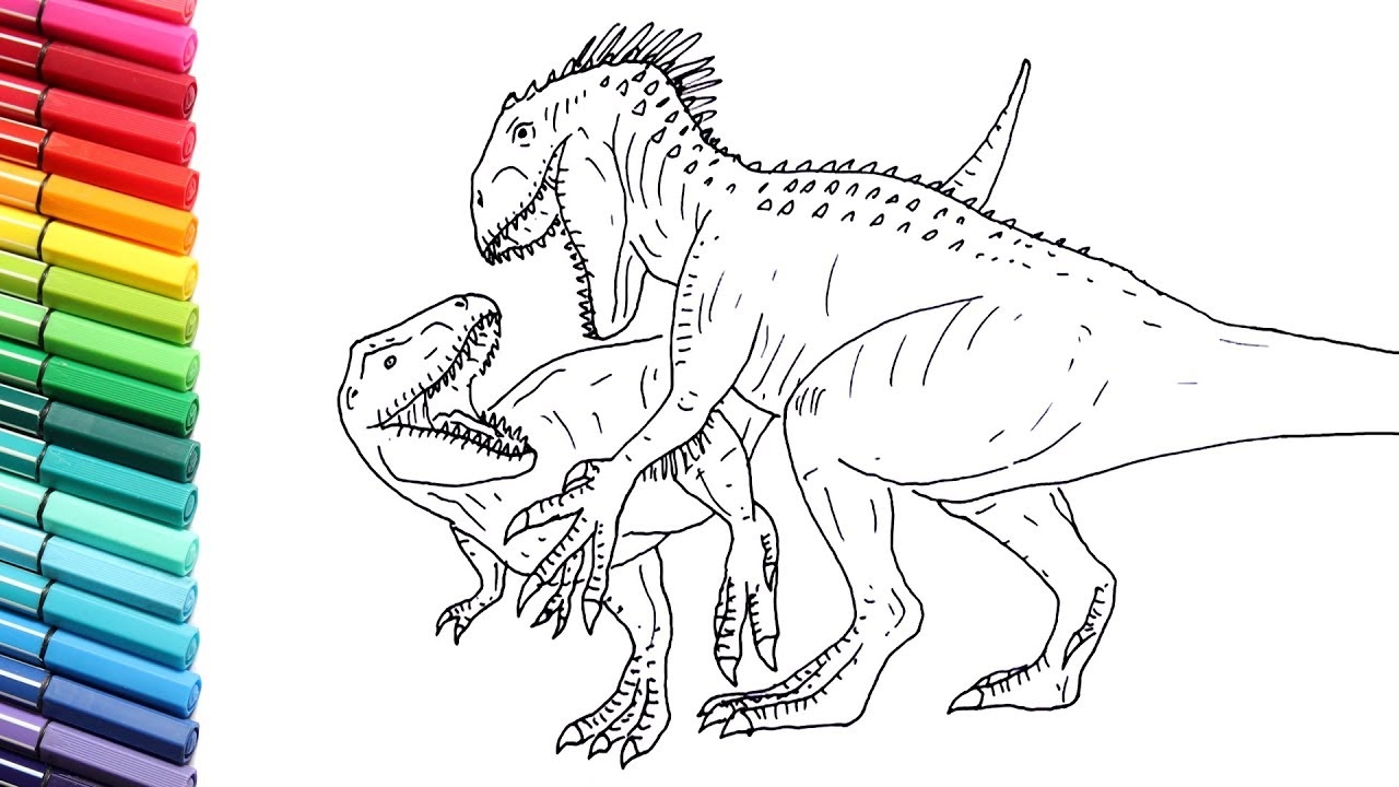 T Rex Coloring Page
