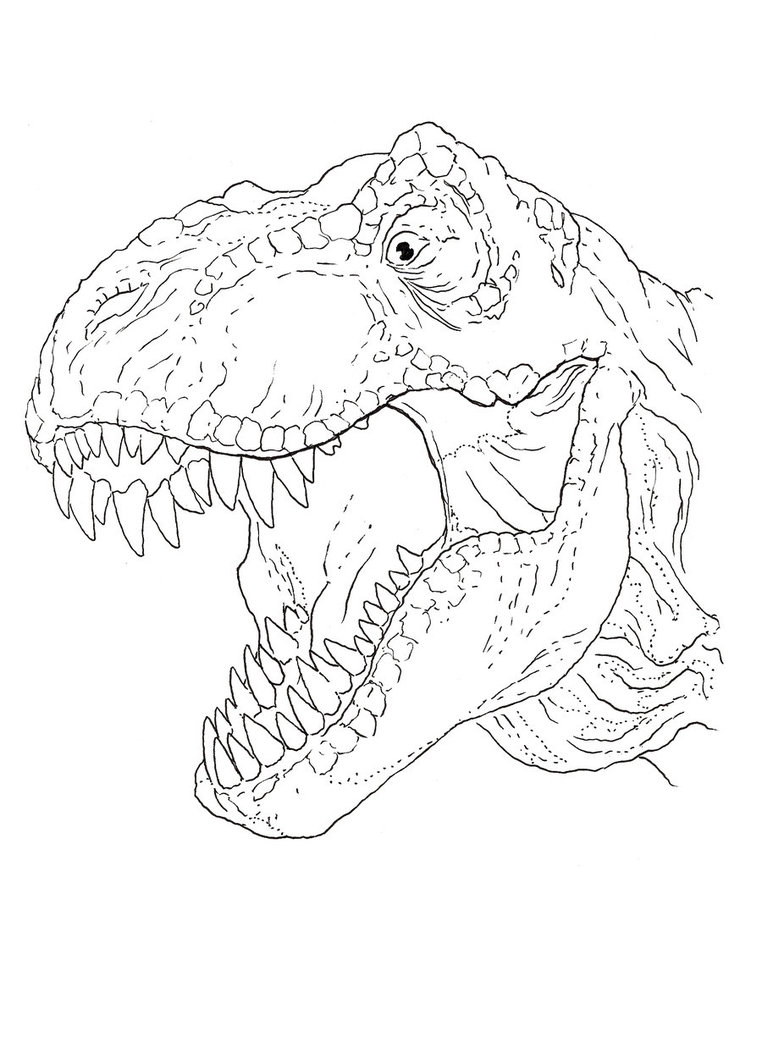 T Rex Colouring In Rex Coloring Trex Indominus Dinosaur Printable 