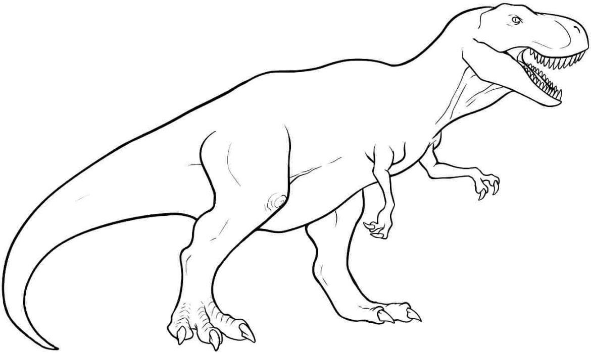T Rex Printable Coloring Pages At GetDrawings Free Download