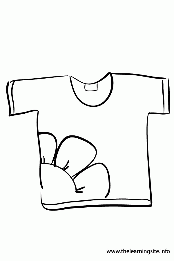 t shirt coloring page